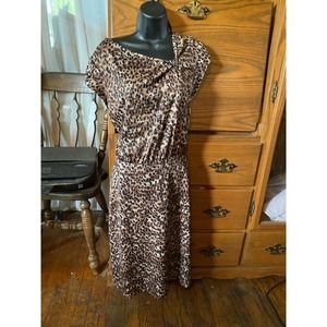 Large cheetah dress LIKE NEW